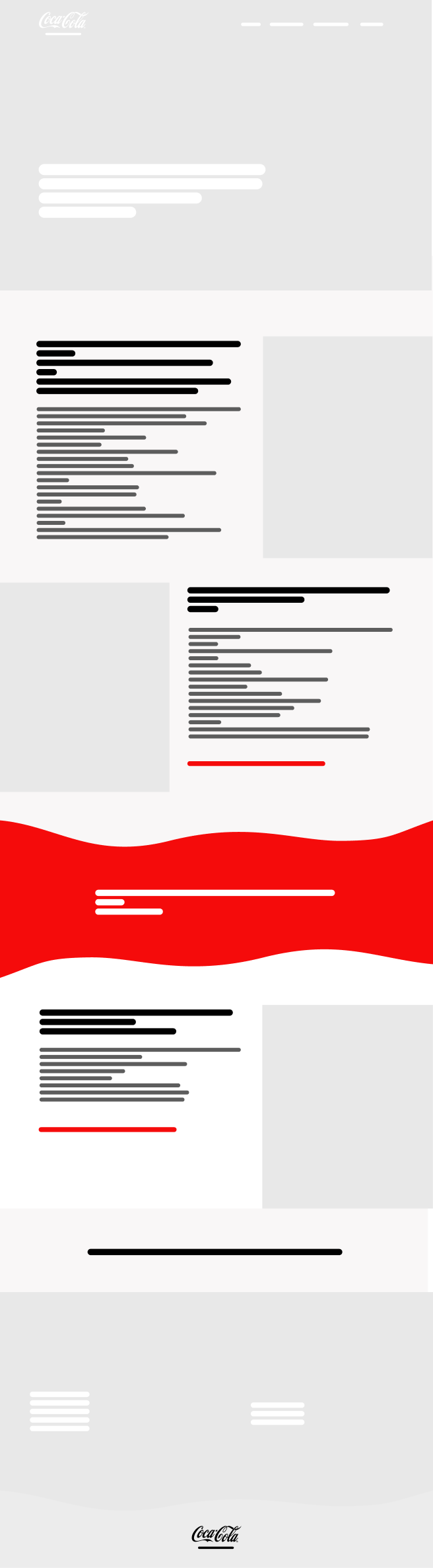 Coca-cola - Wireframe 2