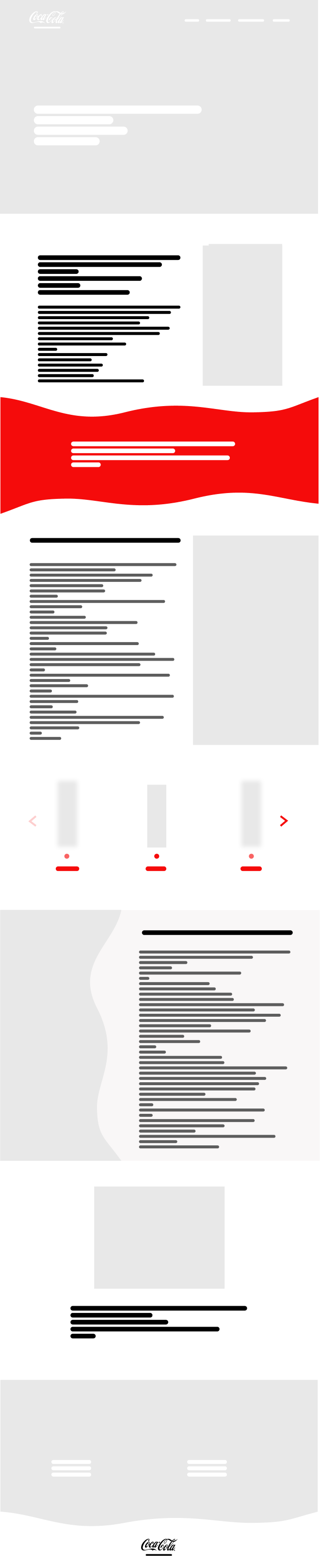 Coca-cola - Wireframe 3