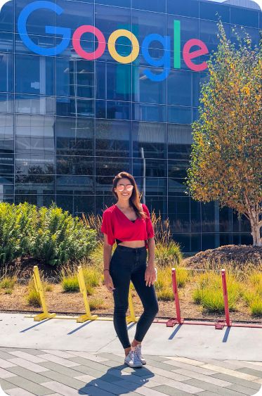 Sara at Google HQ