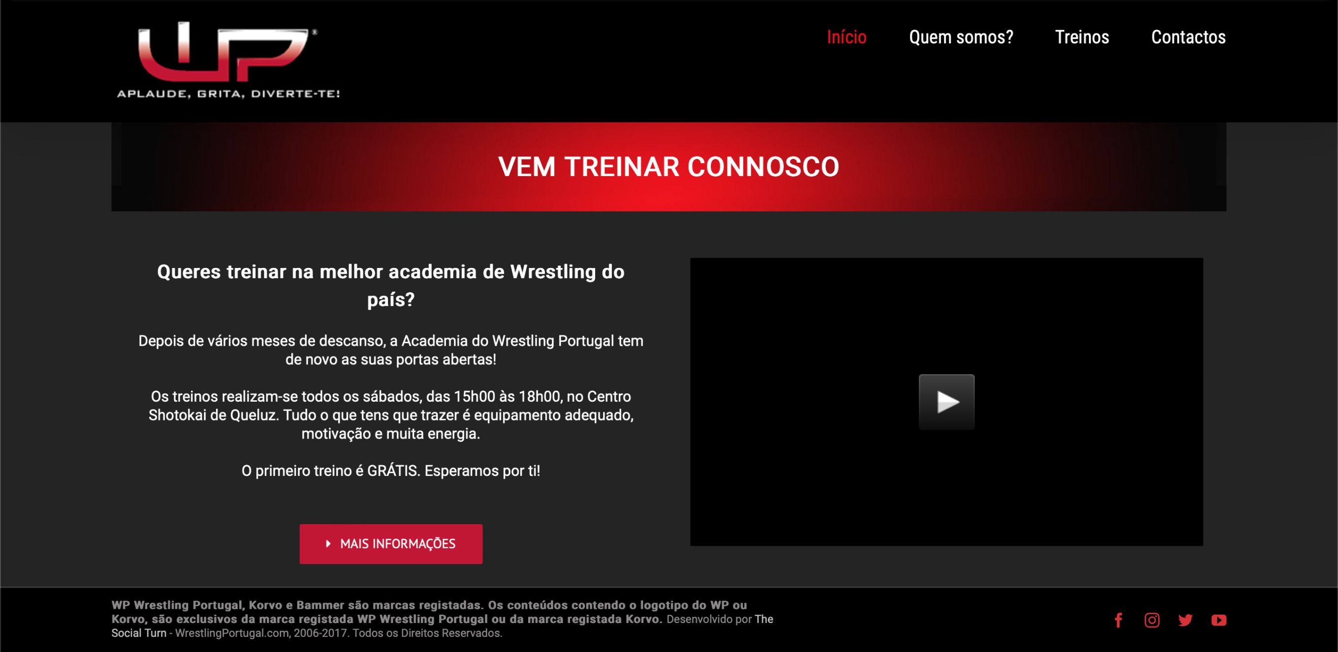 Wrestling Portugal - old website